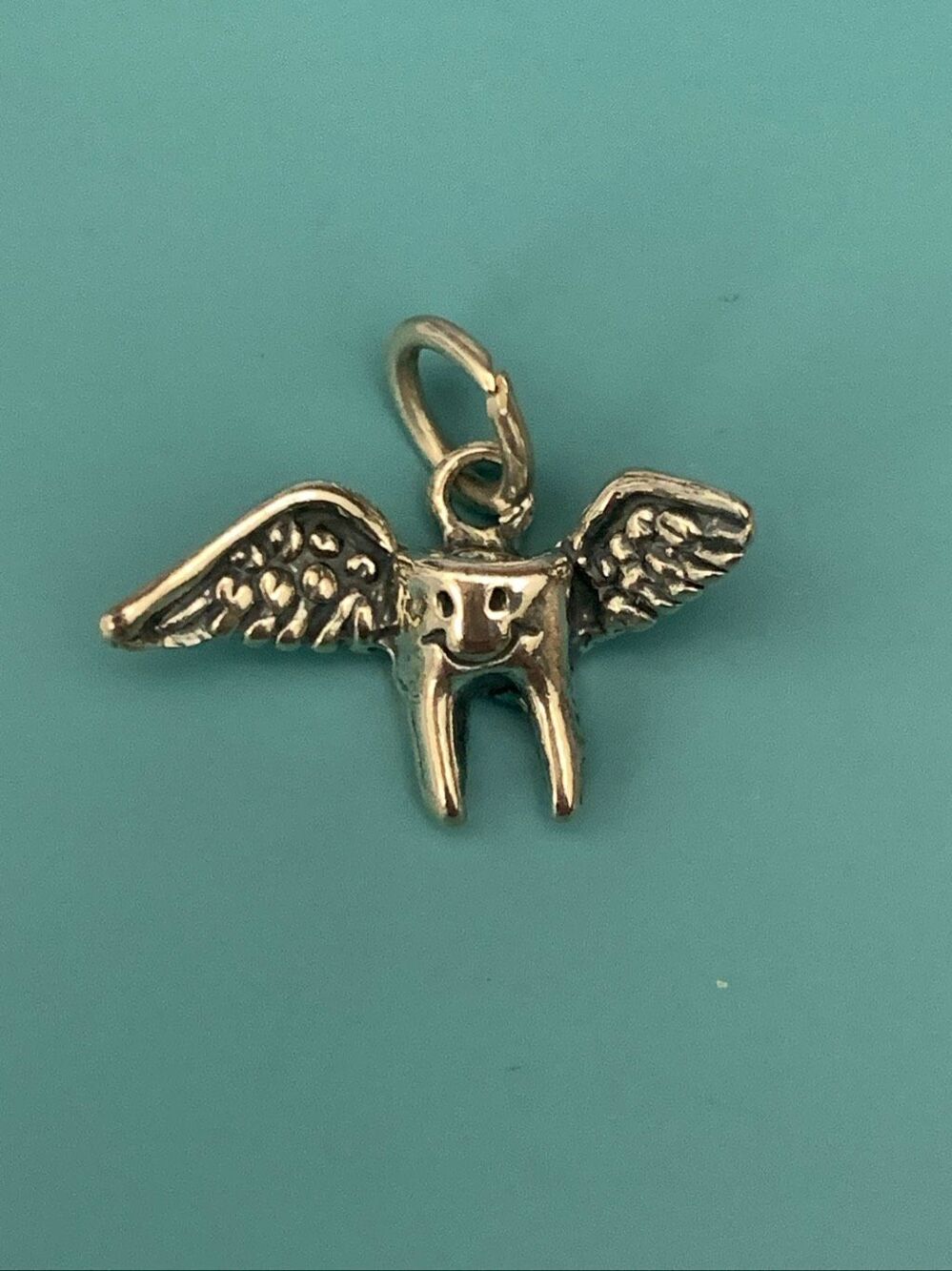 Tooth Fairy Sterling Silver Jewelry Charm #dentist